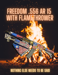 Freedom with Flamethrower 202//261